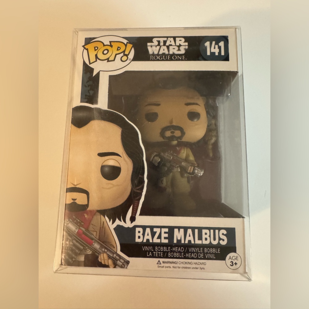 🎥141 Funko Pop Star Wars Rouge One Baze Malbus🎥
